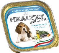 Фото - Корм для собак HEALTHY Puppy Pate Fish/Eggs 150 g 1 шт
