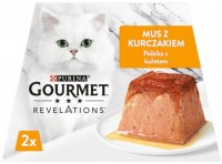Корм для кішок Gourmet Revelations Mousse Chicken  2 pcs
