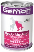 Корм для собак Gemon Adult Canned Medium Breed Beef/Liver 415 g 1 шт