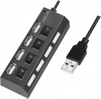 Кардридер / USB-хаб LogiLink UA0128 