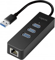 Кардридер / USB-хаб LogiLink UA0173A 
