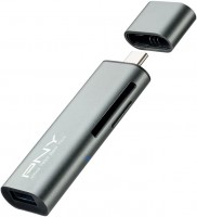 Кардридер / USB-хаб PNY USB-C Card Reader - USB Adapter 