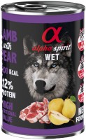 Zdjęcia - Karm dla psów Alpha Spirit Wet Lamb/Pear 400 g 1 szt.