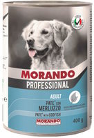 Karm dla psów Morando Professional Dog Pate with Codfish 400 g 1 szt.