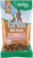 Karm dla psów Barkoo Mini Bones Salmon/Carrot 200 g 