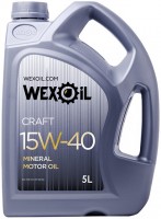 Фото - Моторне мастило Wexoil Craft 15W-40 5 л