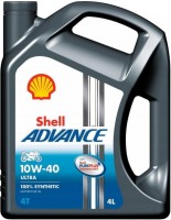 Zdjęcia - Olej silnikowy Shell Advance 4T Ultra 10W-40 4 l