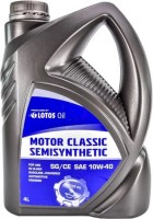 Фото - Моторне мастило Lotos Motor Classic Semisyntetic 10W-40 4 л