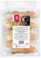 Karm dla psów Maced Chicken Wrapped Thicker Rawhide Sticker 500 g 