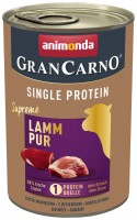 Karm dla psów Animonda GranCarno Single Protein Lamb 0.4 kg