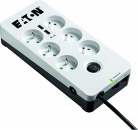 Listwa przeciwprzepięciowa / przedłużacz Eaton Protection Box 8 USB Tel PB8TUF 