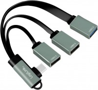 Кардридер / USB-хаб LogiLink UA0361 