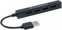 Кардридер / USB-хаб Conceptronic HUBBIES05B 