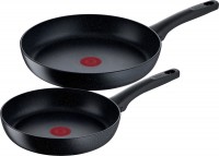 Фото - Сковорідка Tefal Black Stone G28191 28 см  чорний