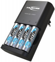 Зарядка для акумуляторної батарейки Ansmann Powerline 4 Smart + 4xAA 2850 mAh 