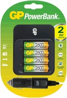 Зарядка для акумуляторної батарейки GP PB550 + 4xAA 2600 mAh 