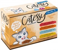 Karma dla kotów Catessy Vegetable Mix Chunks in Jelly 12 pcs 