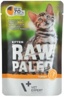 Karma dla kotów VetExpert Raw Paleo Kitten Turkey 100 g 