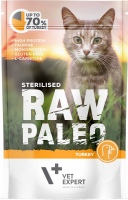 Karma dla kotów VetExpert Raw Paleo Sterilised Turkey 100 g 