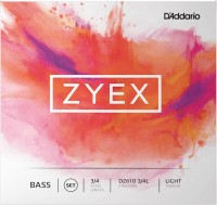 Zdjęcia - Struny DAddario ZYEX Double Bass String Set 3/4 Light 