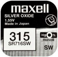 Акумулятор / батарейка Maxell 1xSR716SW 