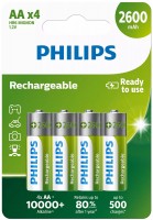 Акумулятор / батарейка Philips 4xAA 2600 mAh 