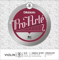 Струни DAddario Pro-Arte Violin G String 3/4 Medium 