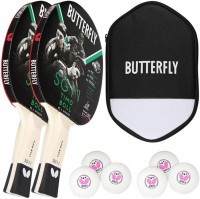 Zdjęcia - Rakietka do tenisa stołowego Butterfly Timo Boll SG11 2 pcs + Case + R40+ balls 6 pcs 