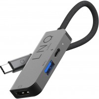 Zdjęcia - Czytnik kart pamięci / hub USB LINQ 3in1 4K HDMI Adapter with PD and USB-A 