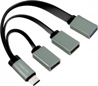 Кардридер / USB-хаб LogiLink UA0315 