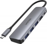 Кардридер / USB-хаб Unitek uHUB P5+ 5-in-1 USB-C Hub with HDMI and 100W Power Delivery 