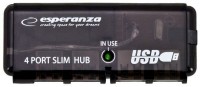 Czytnik kart pamięci / hub USB Esperanza 4-PORT HUB USB 2.0 EA112 