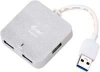 Czytnik kart pamięci / hub USB i-Tec USB 3.0 Metal Passive HUB 4 Port 