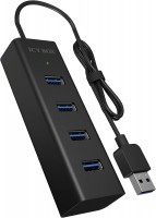 Кардридер / USB-хаб Icy Box IB-HUB1409-U3 