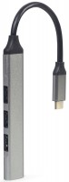 Кардридер / USB-хаб Cablexpert UHB-CM-U3P1U2P3-02 