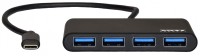 Czytnik kart pamięci / hub USB Port Designs USB Hub 4 Ports Type C 