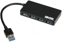 Кардридер / USB-хаб iBOX IUH3F56 