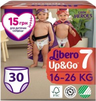 Фото - Підгузки Libero Up and Go Hero Collection 7 / 30 pcs 