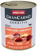 Фото - Корм для собак Animonda GranCarno Sensitive Adult Chicken/Potato 0.8 кг
