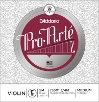 Струни DAddario Pro-Arte Violin E String 3/4 Medium 