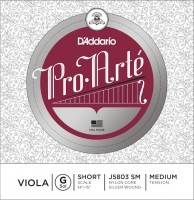 Струни DAddario Pro-Arte Viola G String Short Scale Medium 