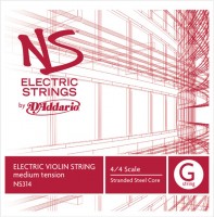 Struny DAddario NS Electric Violin G String 4/4 Size Medium 