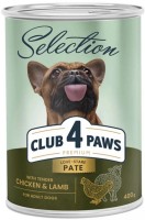 Zdjęcia - Karm dla psów Club 4 Paws Selection Adult Chicken/Lamb 400 g 1 szt.