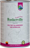 Zdjęcia - Karm dla psów Baskerville Dog Can with Game/Blueberries/Spirulina 