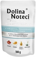 Zdjęcia - Karm dla psów Dolina Noteci Premium with Veal/Tomatoes/Pasta 100 g 1 szt.