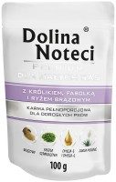 Karm dla psów Dolina Noteci Premium with Rabbit/Beans/Brown Rice 100 g 1 szt.