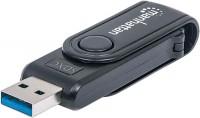Czytnik kart pamięci / hub USB MANHATTAN USB 3.0 Mini Multi-Card Reader 
