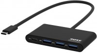 Кардридер / USB-хаб Port Designs 3 Port USB 3.0 Hub 