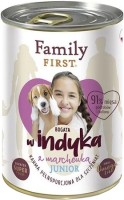 Корм для собак Family First Canned Adult Turkey/Carrot 400 g 1 шт