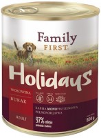 Karm dla psów Family First Canned Adult Beef/Beetroot 0.8 kg
